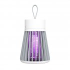 USB Bug Zapper Lamp 1200mA Electronic Mosquito Zapper Light Portable Fly Trap Camping Light For Outdoor Indoor white english
