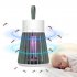 USB Bug Zapper Lamp 1200mA Electronic Mosquito Zapper Light Portable Fly Trap Camping Light For Outdoor Indoor white english
