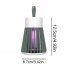 USB Bug Zapper Lamp 1200mA Electronic Mosquito Zapper Light Portable Fly Trap Camping Light For Outdoor Indoor white english