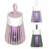 USB Bug Zapper Lamp 1200mA Electronic Mosquito Zapper Light Portable Fly Trap Camping Light For Outdoor Indoor white english