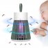 USB Bug Zapper Lamp 1200mA Electronic Mosquito Zapper Light Portable Fly Trap Camping Light For Outdoor Indoor white english