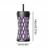 USB Bug Zapper Lamp Electronic Mosquito Zapper With Ambient Light Fly Zapper With Handle For Home Bedroom Gray charging model