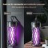 USB Bug Zapper Lamp Electronic Mosquito Zapper With Ambient Light Fly Zapper With Handle For Home Bedroom Gray charging model