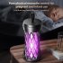USB Bug Zapper Lamp Electronic Mosquito Zapper With Ambient Light Fly Zapper With Handle For Home Bedroom Gray charging model