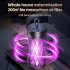 USB Bug Zapper Lamp Electronic Mosquito Zapper With Ambient Light Fly Zapper With Handle For Home Bedroom Gray charging model