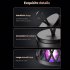 USB Bug Zapper Lamp Electronic Mosquito Zapper With Ambient Light Fly Zapper With Handle For Home Bedroom Gray charging model