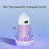 USB Bug Zapper  Mosquito Killer Lamp  Portable Hanging Loop Bug Zapper  IPX5 Waterproof  2000mAh Fly Zapper For Summer Trip  Outdoor Camping black