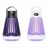USB Bug Zapper  Mosquito Killer Lamp  Portable Hanging Loop Bug Zapper  IPX5 Waterproof  2000mAh Fly Zapper For Summer Trip  Outdoor Camping black