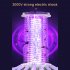 USB Bug Zapper  Mosquito Killer Lamp  Portable Hanging Loop Bug Zapper  IPX5 Waterproof  2000mAh Fly Zapper For Summer Trip  Outdoor Camping black