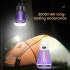 USB Bug Zapper  Mosquito Killer Lamp  Portable Hanging Loop Bug Zapper  IPX5 Waterproof  2000mAh Fly Zapper For Summer Trip  Outdoor Camping black