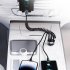USB C 60W Super Fast Car Charger with Type C Coiled Cable 3 Port Cigarette Lighter USB Charger with Digital Display