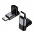 USB C Adapter Connector 100W Power Charger 20Gbps Fast Data Transfer 4K 60HZ Type C Converter For Tablet Phones light gray