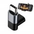 USB C Adapter Connector 100W Power Charger 20Gbps Fast Data Transfer 4K 60HZ Type C Converter For Tablet Phones light gray