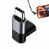 USB C Adapter Connector 100W Power Charger 20Gbps Fast Data Transfer 4K 60HZ Type C Converter For Tablet Phones light gray