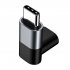 USB C Adapter Connector 100W Power Charger 20Gbps Fast Data Transfer 4K 60HZ Type C Converter For Tablet Phones light gray