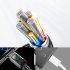 USB C Cable 1 2M 39 3 78 7Inches 20W Power Delivery Cable Data Transmission Portable Braided Data Cord With Real Time Power Display PD Fasting Charging For Tabl