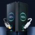 USB C Cable 1 2M 39 3 78 7Inches 20W Power Delivery Cable Data Transmission Portable Braided Data Cord With Real Time Power Display PD Fasting Charging For Tabl