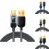USB C Cable 1 2M 39 3 78 7Inches 20W Power Delivery Cable Data Transmission Portable Braided Data Cord With Real Time Power Display PD Fasting Charging For Tabl