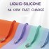 USB C Cable Charging Cable 1 m 6A Fast Charging Cable LED Indicator Light Type C Charge Cable Upgraded Tensile Strength Orange 1 meter