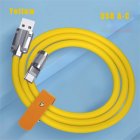 USB C Cable Charging Cable 1 m 6A Fast Charging Cable LED Indicator Light Type C Charge Cable Upgraded Tensile Strength
