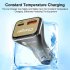 USB C Car Charger Adapter Dual Port QC3 0 PD20W Fast Charging Adapter Circuit Protection Compact Charger 12V 24V Universal For Most Vehicles black