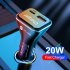 USB C Car Charger Adapter Dual Port QC3 0 PD20W Fast Charging Adapter Circuit Protection Compact Charger 12V 24V Universal For Most Vehicles White