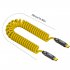 USB C Charging Cable Data Transmission Cable 140W Power Delivery Cord Type C 8K Audio Video Fasting Charging Zinc Alloy Head Data Cable For Laptops Tablets Smar