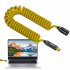 USB C Charging Cable Data Transmission Cable 140W Power Delivery Cord Type C 8K Audio Video Fasting Charging Zinc Alloy Head Data Cable For Laptops Tablets Smar