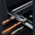 USB C Charging Cable Zinc Alloy Head USB Type C Cable Data Transmission 66W Fast Charging Male To Male Data Cable With Light For Laptop Smart Phone Tablet White