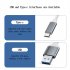 USB C Hub 4 Multi Port USB Type C Hub With USB2 0 USB3 0 OTG Function USB Splitter Adapter Compatible For Win7 8 10 USB gray