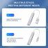 USB C Hub 4 Port USB Hub Slim Mini Data Adapter Multiport Dongle With Cable For Laptop PC Printer Flash Drive pink typeC