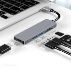 USB C Hub HD Multimedia Interface USB 3.0 USB 2.0 Ports TF SD Card Reader USB Expander Multiport USB Splitter For PC Laptop Five in One