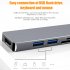 USB C Hub HD Multimedia Interface USB 3 0 USB 2 0 Ports TF SD Card Reader USB Expander Multiport USB Splitter For PC Laptop Five in One