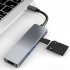 USB C Hub HD Multimedia Interface USB 3 0 USB 2 0 Ports TF SD Card Reader USB Expander Multiport USB Splitter For PC Laptop Five in one model B