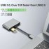USB C To HD Multimedia Interface VGA Type C USB 3 0 HUB Adapter 4K 1080P USB C Digital Multiport Converter For Monitor Projector Phone Laptop Desktop grey