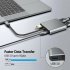 USB C To HD Multimedia Interface VGA Type C USB 3 0 HUB Adapter 4K 1080P USB C Digital Multiport Converter For Monitor Projector Phone Laptop Desktop grey