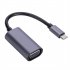 USB C To VGA Cable Adapter Type C To VGA Converter Adapter Cable For TV Monitor Projector Projection Screen Playback grey
