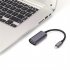 USB C To VGA Cable Adapter Type C To VGA Converter Adapter Cable For TV Monitor Projector Projection Screen Playback grey