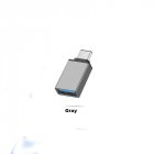 USB-C Type C 3.1 Male to USB 3.0 Type A Female Adapter Sync Data Hub OTG  gray
