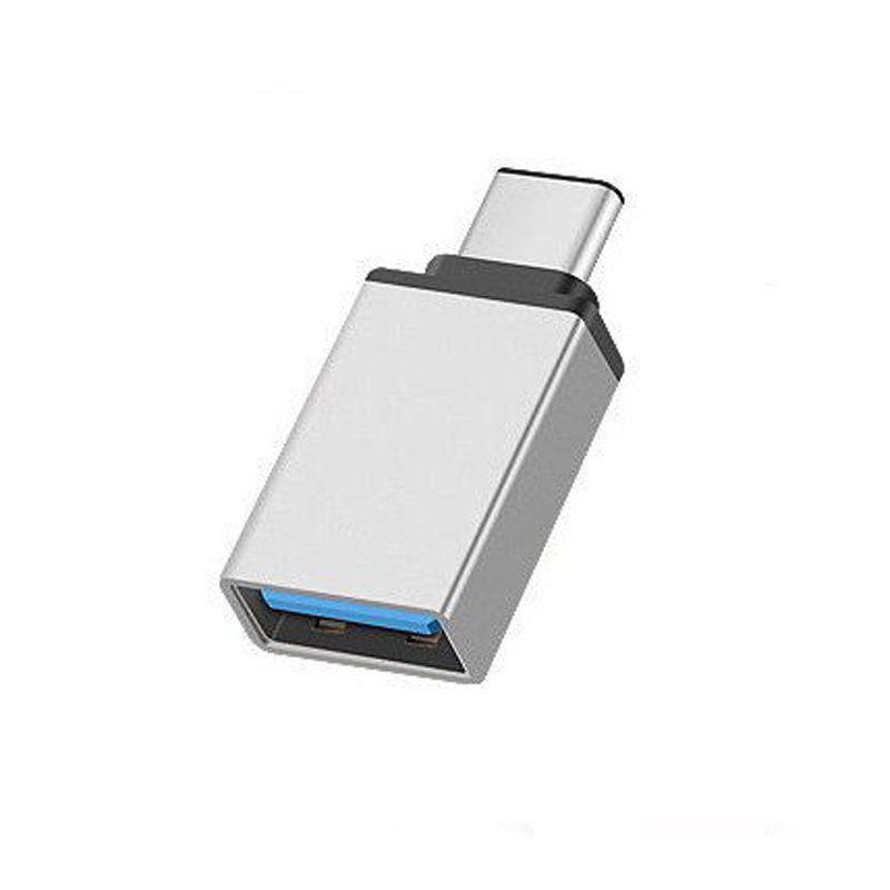 USB-C Type C 3.1 Male to USB 3.0 Type A Female Adapter Sync Data Hub OTG  Silver