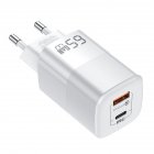 USB C Wall Charger Block 65W Dual Port Power Fast Type C Charging Block Adapter
