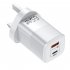 USB C Wall Charger Block 65W Dual Port Power Fast Type C Charging Block Adapter EU Plug
