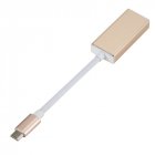 USB C to Displayport Converter DP Type C Adapter Gold