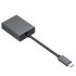 USB C to Rj45 Ethernet Adapter Type C Gigabit Ethernet Card Converter Gray