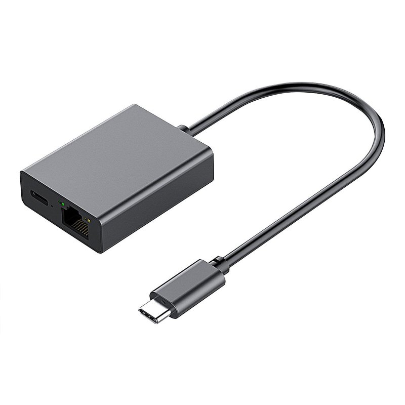 USB C to Rj45 Ethernet Adapter Type-C Gigabit Ethernet Card Converter