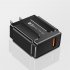 USB Charger Block Phone Charger One Port 68W USB 3 0 Power Adapter Smart Phone Wall Charger Block Cube white european gauge