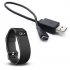 USB Charger Charging Cable Cord for Fitbit HR Heart Rate Fitness Tracker Wristband black