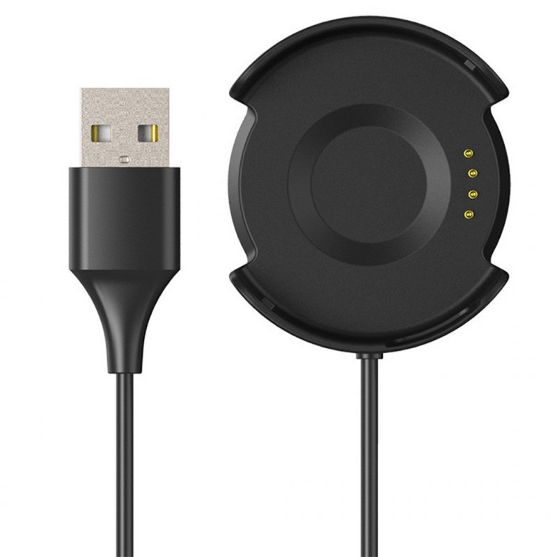 USB Charger Charging Cable Dock for Xiaomi Huami Amazfit Verge Youth Watch A1808 Sports Bracelet black