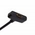 USB Charger for FITBIT Ionic Wristband Fitness Activity Tracker Sync Cable black