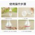 USB Charging Bowling Humidifier Aroma Diffuser LED Night Light Home Office Car Decoration Gift
